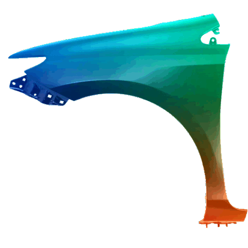 Kotflügel Links Toyota Auris (E18) 2015-2019 Lackiert In Wunschfarbe