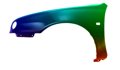 Kotflügel Links Toyota Corolla (E11) 1997-2000 Lackiert In Wunschfarbe