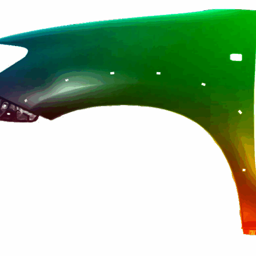 Kotflügel Links Toyota Hilux (N70) 2005-2012 Lackiert In Wunschfarbe