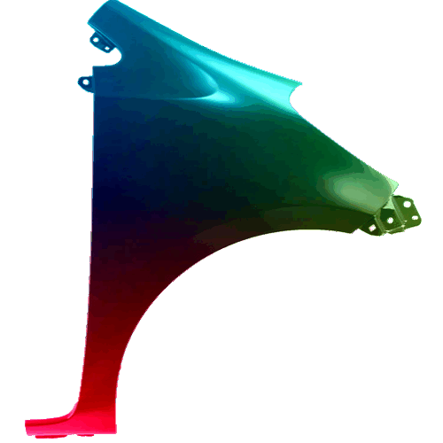 Kotflügel Rechts Toyota IQ (AJ1) 2008-2009 Lackiert In Wunschfarbe