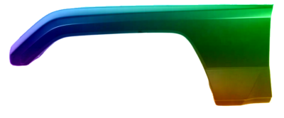 Kotflügel Links Toyota Land Cruiser 1974-1991 Lackiert In Wunschfarbe