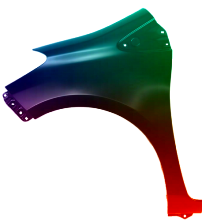 Kotflügel Links Toyota Yaris (XP130) 2011-2014 Lackiert In Wunschfarbe