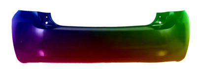 Für Toyota Auris (E15) 2007-2010 Stoßstange Hinten Lackiert In Wunschfarbe