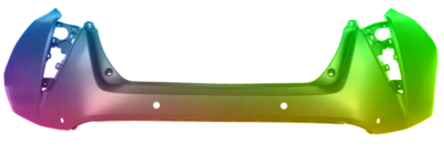 Für Toyota Prius (XW30) 2009-2016 PDC Stoßstange Hinten Lackiert In Wunschfarbe