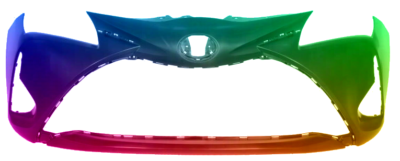 Für Toyota Yaris 2017-2020 Stoßstange Vorne lackiert in Wunschfarbe