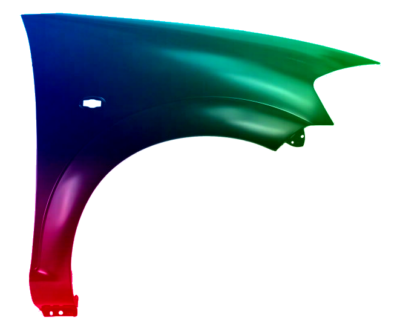 Kotflügel Rechts Citroen C3 (FC) 2002-2005 Lackiert In Wunschfarbe