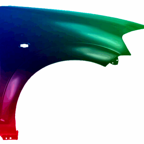 Kotflügel Rechts Citroen C3 (FC) 2002-2005 Lackiert In Wunschfarbe