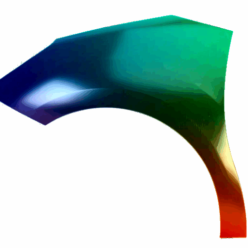 Kotflügel Links Citroen C3 2010-2016 Lackiert In Wunschfarbe