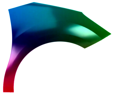Kotflügel Rechts Citroen C3 2010-2016 Lackiert In Wunschfarbe