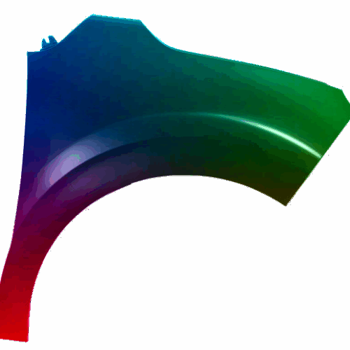 Kotflügel Rechts Citroen C3 2016-2020 Lackiert In Wunschfarbe