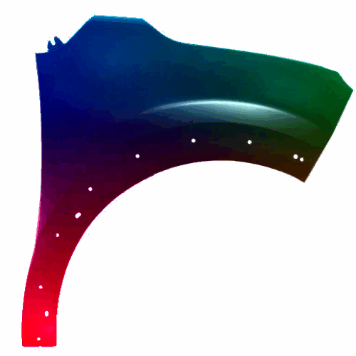 Kotflügel Rechts Citroen C3 2016-2020 Lackiert In Wunschfarbe