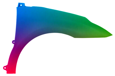 Kotflügel Rechts Citroen C4 (LA/LC) 2004-2008 Lackiert In Wunschfarbe