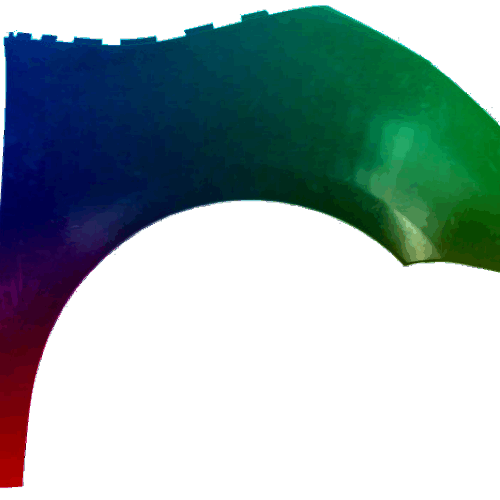 Kotflügel Rechts Citroen C4 Picasso (UA/UD) 2006-2013 Lackiert In Wunschfarbe