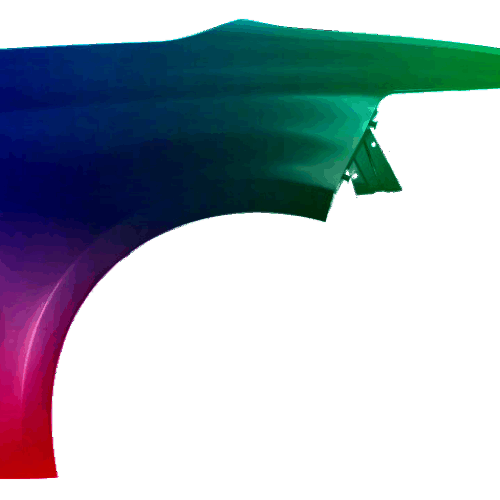 Kotflügel Rechts Citroen C4 Picasso/Spacetouber Ab 2013 Lackiert In Wunschfarbe