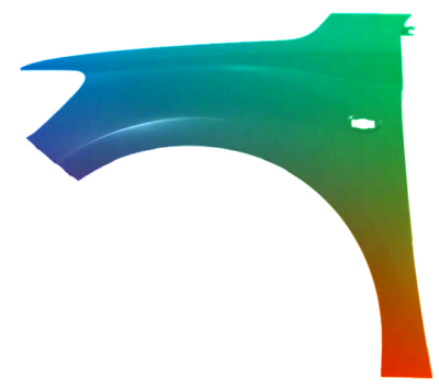 Kotflügel Links Citroen C-Elysee 2012-2017 Lackiert In Wunschfarbe