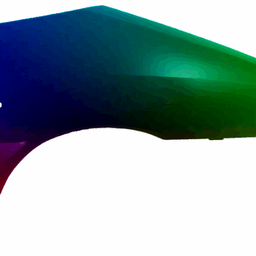 Kotflügel Rechts Citroen Jumpy (U6U) 1995-2003 Lackiert In Wunschfarbe