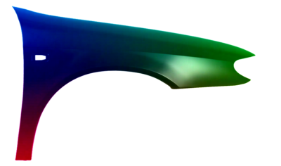 Kotflügel Rechts Citroen Xsara (N0/N1/N2) 1997-2000 Lackiert In Wunschfarbe
