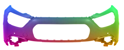 Für Citroen C3 Ab 2020 PDC Stoßstange Vorne lackiert in Wunschfarbe