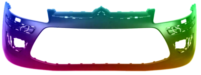 Für Citroen C4 (LA/LC) 2008-2010 SR Stoßstange Vorne lackiert in Wunschfarbe