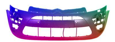 Für Citroen C4 Picasso (UA/UD) 2006-2013 PDC SR Stoßstange Vorne lackiert in Wunschfarbe