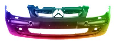 Für Citroen C5 (DC/DE) 2001-2004 SR Stoßstange Vorne lackiert in Wunschfarbe