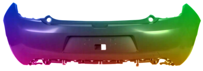 Für Citroen DS3 Ab 2010 PDC Stoßstange Hinten Lackiert In Wunschfarbe