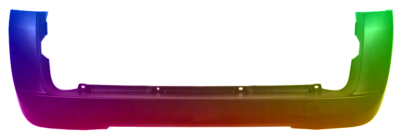 Für Citroen Nemo (AA) Ab 2007 Stoßstange Hinten Lackiert In Wunschfarbe