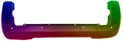 Für Citroen Nemo (AA) Ab 2007 PDC Stoßstange Hinten Lackiert In Wunschfarbe