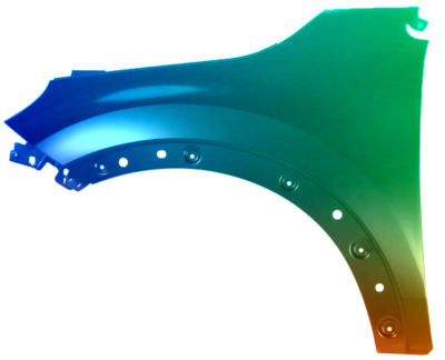 Kotflügel Links Fiat 500X Ab 2015 Lackiert In Wunschfarbe