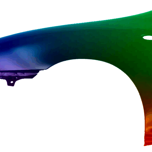 Kotflügel Links Fiat Bravo/Brava (182) 1995-2001 Lackiert In Wunschfarbe