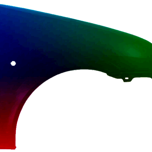 Kotflügel Rechts Fiat Cinquecento (170) 1991-1998 Lackiert In Wunschfarbe