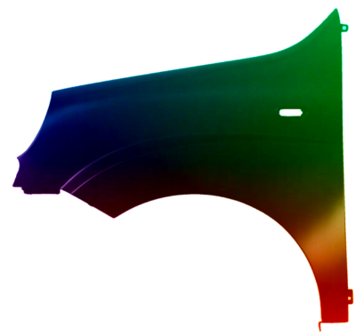 Kotflügel Links Fiat Doblo (119/223) 2006-2010 Lackiert In Wunschfarbe