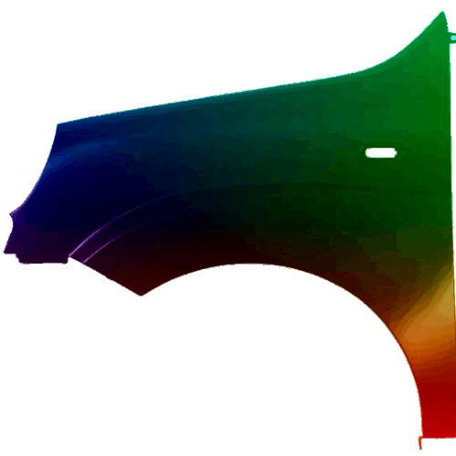 Kotflügel Links Fiat Doblo (119/223) 2006-2010 Lackiert In Wunschfarbe