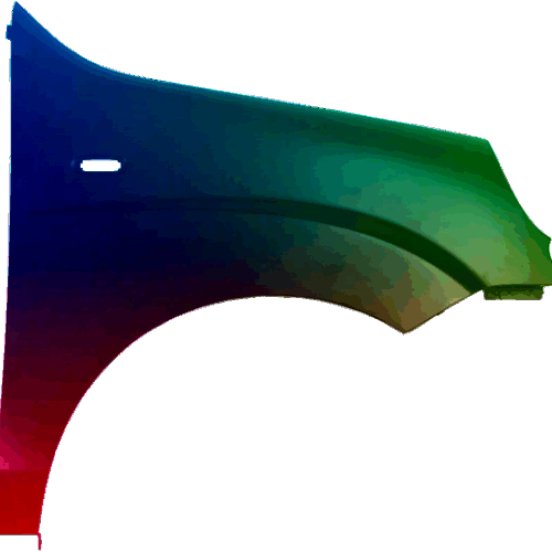 Kotflügel Rechts Fiat Doblo (119/223) 2006-2010 Lackiert In Wunschfarbe