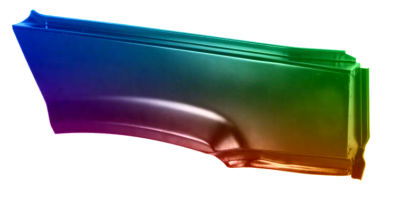 Kotflügel Rechts Fiat Panda (141A) 1980-2002 Lackiert In Wunschfarbe