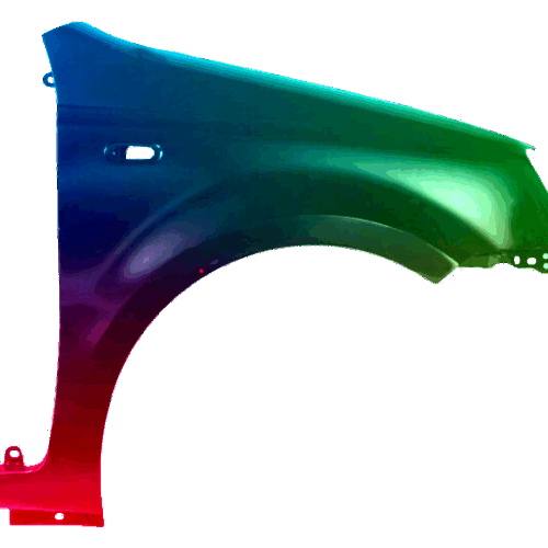 Kotflügel Rechts Fiat Panda (169) 2003-2012 Lackiert In Wunschfarbe
