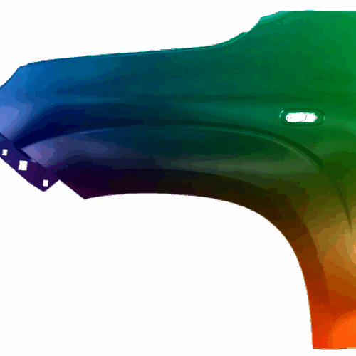 Kotflügel Links Fiat Panda (319) Ab 2012 Lackiert In Wunschfarbe