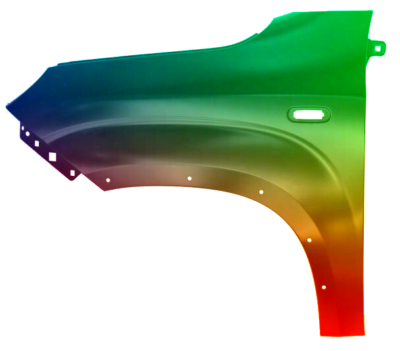 Kotflügel Links Fiat Panda (319) Ab 2012 Lackiert In Wunschfarbe