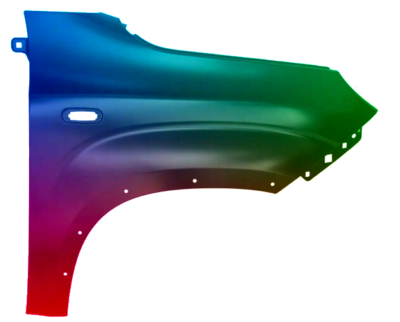 Kotflügel Rechts Fiat Panda (319) Ab 2012 Lackiert In Wunschfarbe