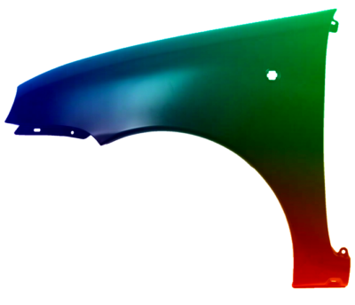 Kotflügel Links Fiat Seicento (187) 1998-2010 Lackiert In Wunschfarbe