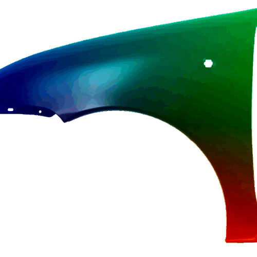 Kotflügel Links Fiat Seicento (187) 1998-2010 Lackiert In Wunschfarbe