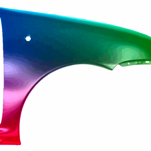 Kotflügel Rechts Fiat Seicento (187) 1998-2010 Lackiert In Wunschfarbe