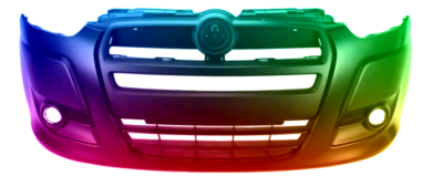 Für Fiat Doblo (152/263) 2010-2014 Stoßstange Vorne lackiert in Wunschfarbe