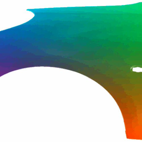 Kotflügel Links Peugeot 206+ (2_) Ab 2009 Lackiert In Wunschfarbe