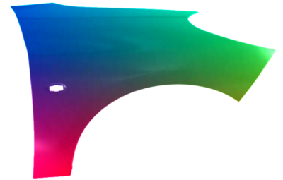 Kotflügel Rechts Peugeot 206+ (2_) Ab 2009 Lackiert In Wunschfarbe