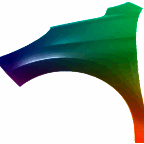Kotflügel Links Peugeot 207 (W_) 2006-2013 Lackiert In Wunschfarbe