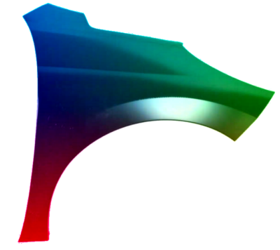 Kotflügel Rechts Peugeot 207 (W_) 2006-2013 Lackiert In Wunschfarbe