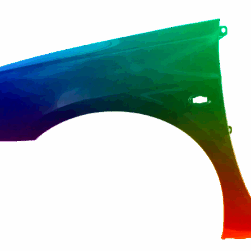 Kotflügel Links Peugeot 307 (3_) 2001-2005 Lackiert In Wunschfarbe