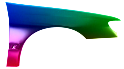 Kotflügel Rechts Peugeot 406 (8_) 1995-1999 Lackiert In Wunschfarbe