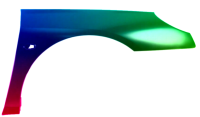 Kotflügel Rechts Peugeot 407 2004-2010 Lackiert In Wunschfarbe